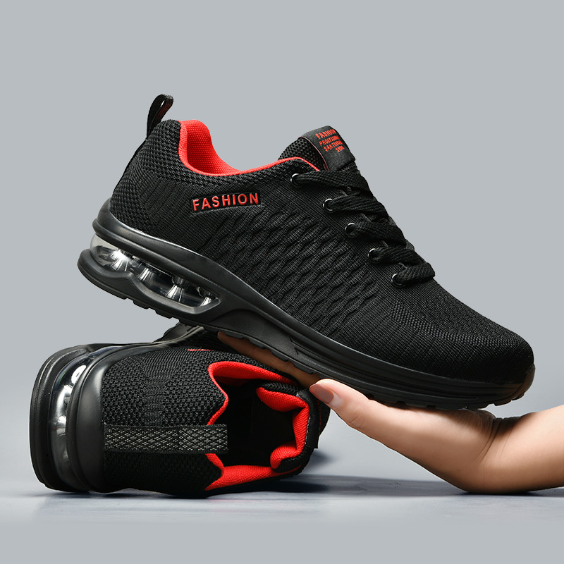 Men Running Shoes Lace Up Snea - Breathable Mesh Athletic Shoes recension och pris