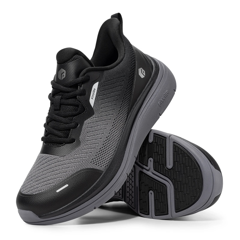 Fitville Wide Fit Walking Shoe - Breathable Mesh Athletic Shoes recension och pris